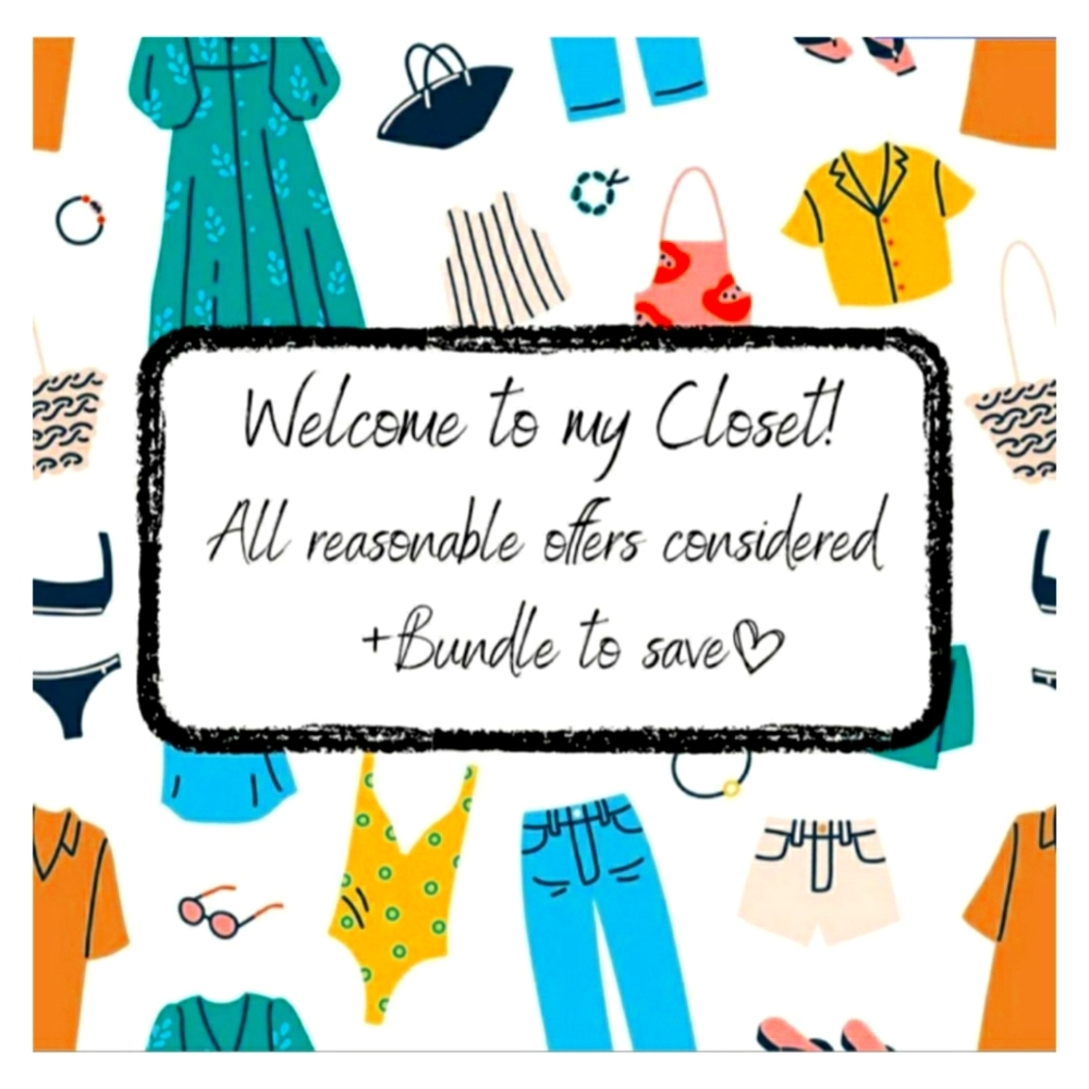 Welcome to my Closet!!  All Reasonable Offers Considered